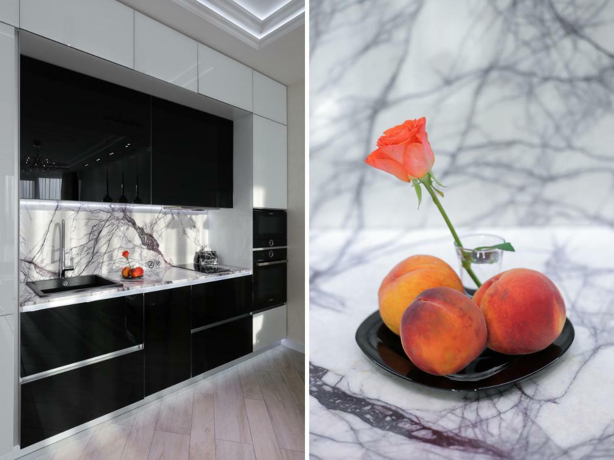 Black&White Apartment In Smart Plaza Kiev Luaran gambar